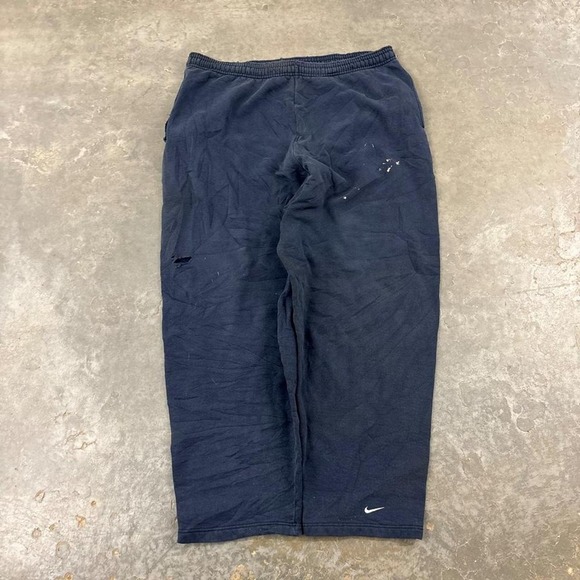 Nike Other - Vintage 90s Nike Navy Blue Baggy Sweatpants Size 2xl